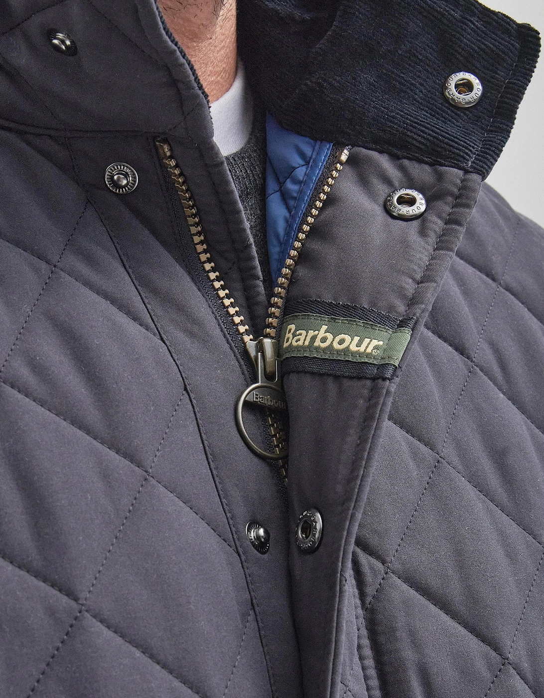 Shoveler Mens Quilted Jacket - Navy
