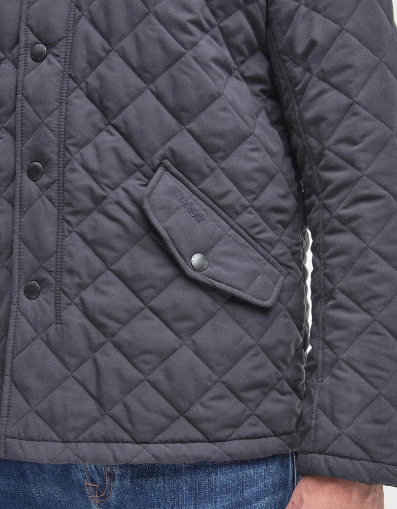 Shoveler Mens Quilted Jacket - Navy
