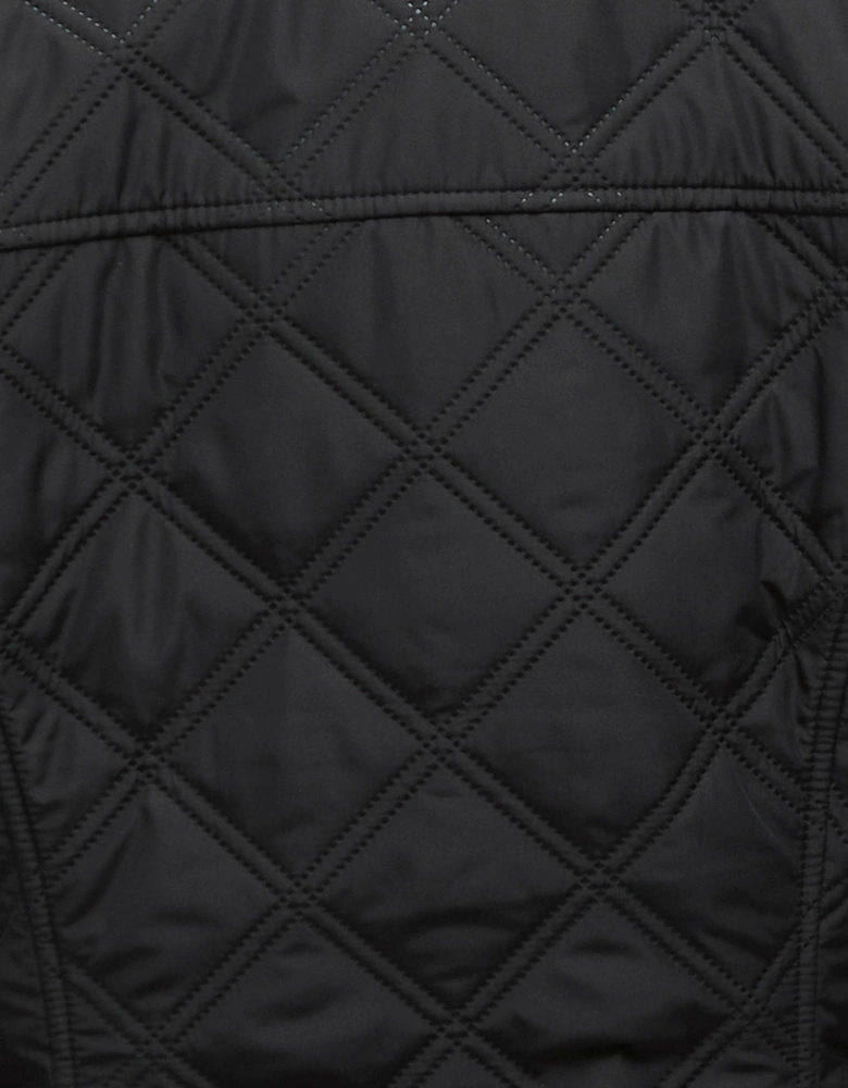 Halsey Womens Quilted Jacket - Black/Black