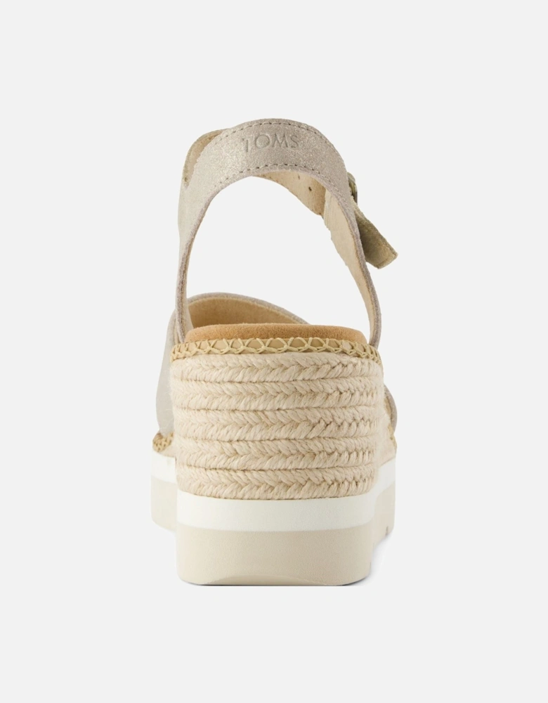 Darya Leather Women's Champagne Sandals