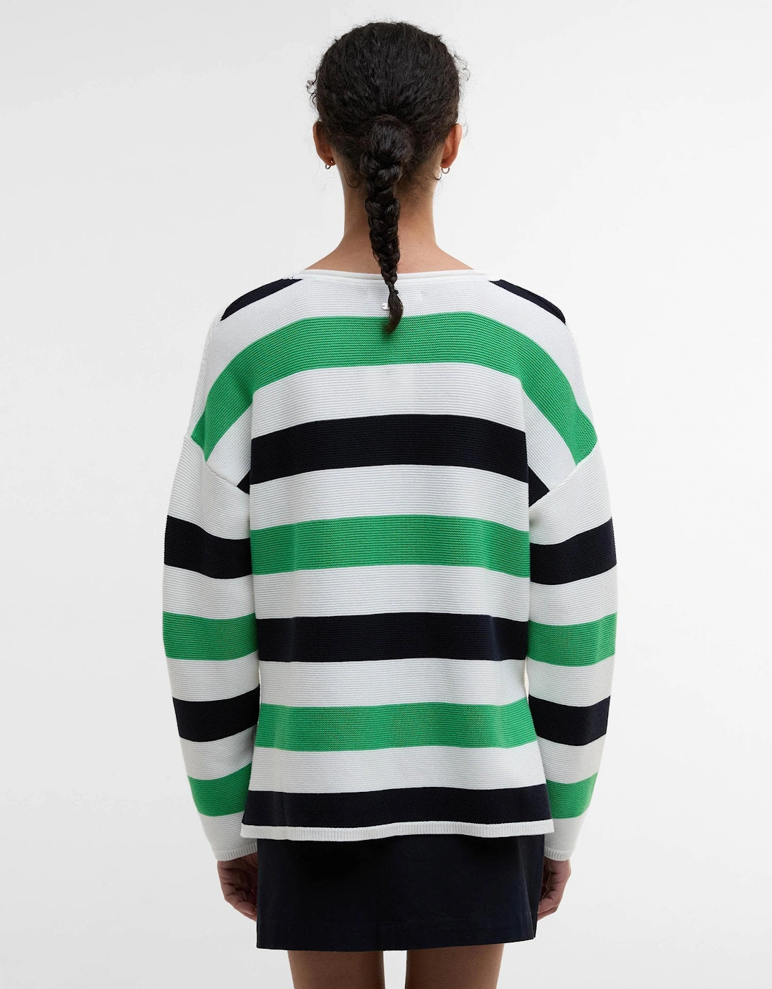Marine Stripe Womens Knitted Jumper - Multi Stripe