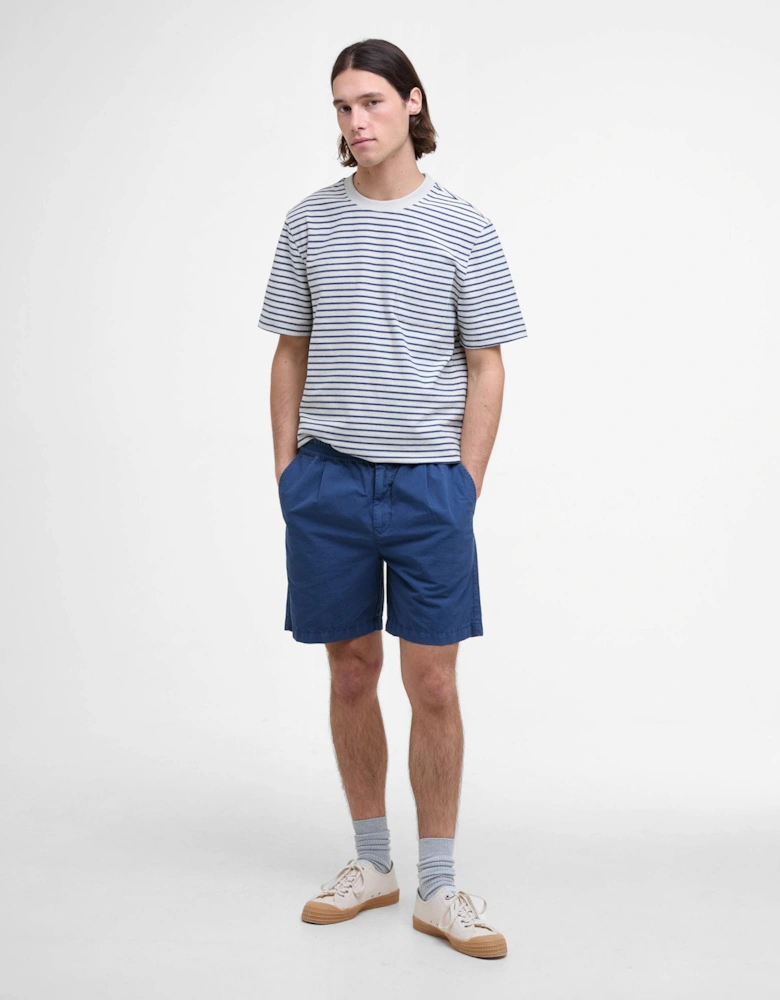 Frensham Mens Striped T-Shirt - Oatmeal
