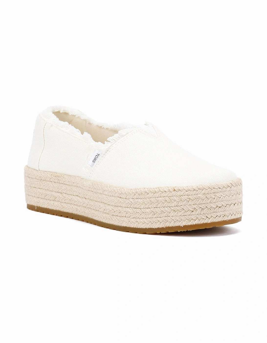 Valencia Canvas Women's White Espadrilles