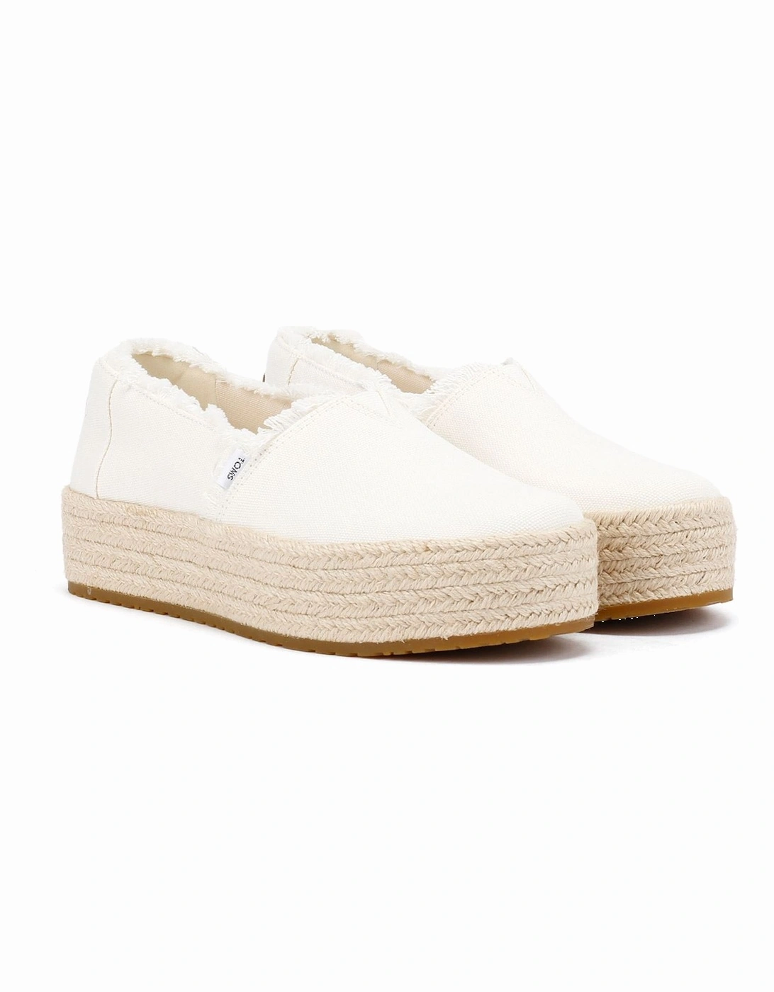 Valencia Canvas Women's White Espadrilles, 9 of 8