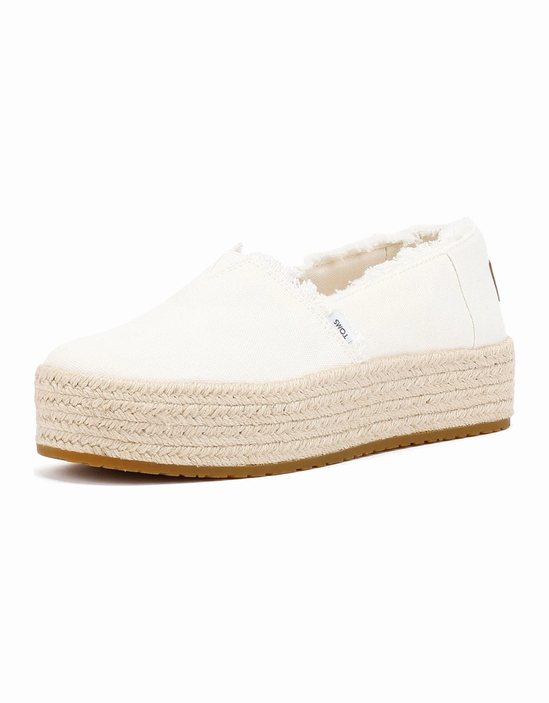 Valencia Canvas Women's White Espadrilles