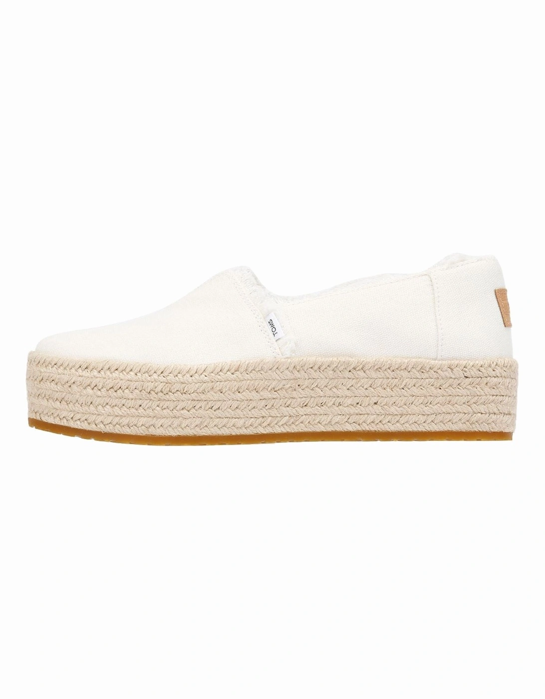 Valencia Canvas Women's White Espadrilles