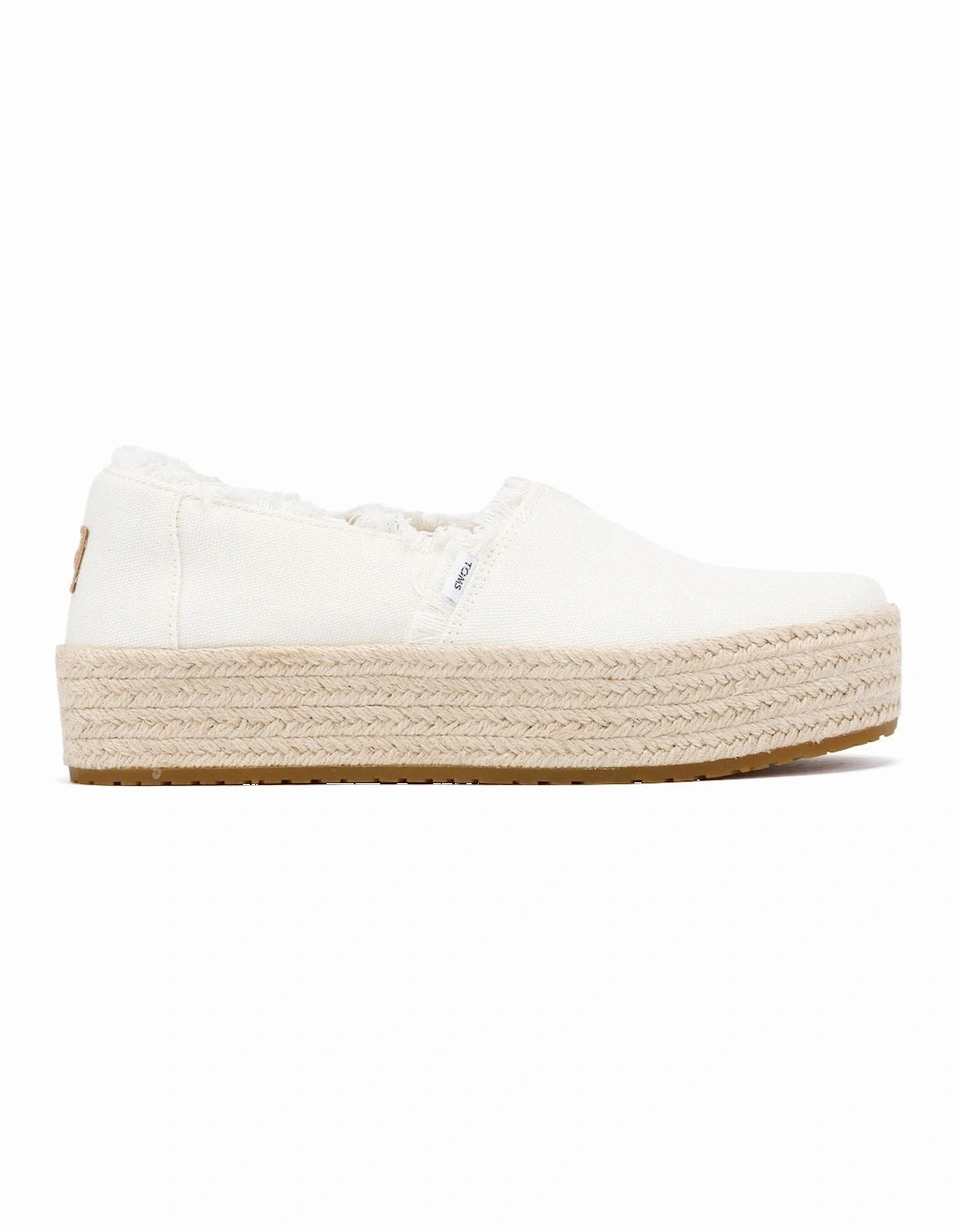 Valencia Canvas Women's White Espadrilles