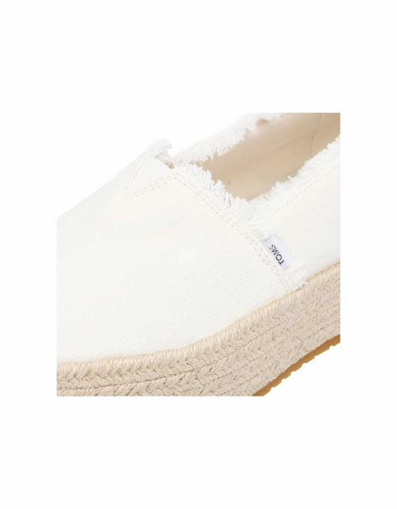 Valencia Canvas Women's White Espadrilles