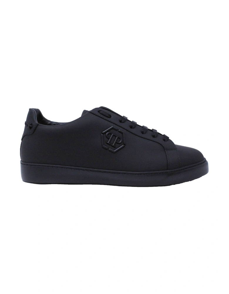 Monotone Black Plain Shoes