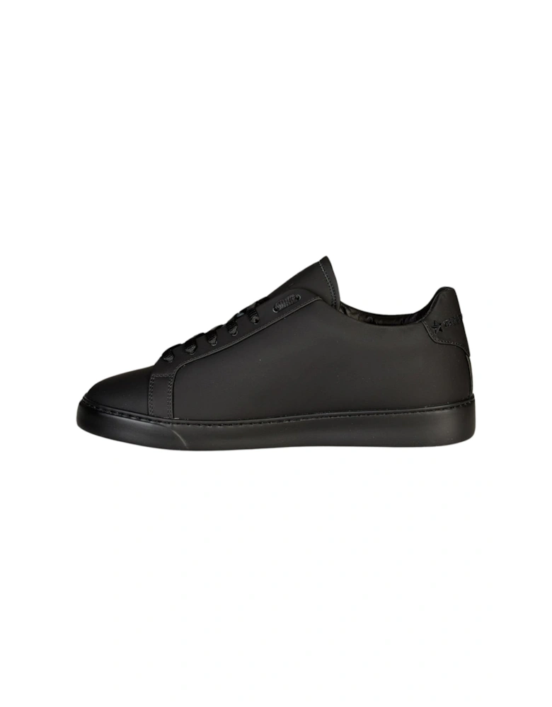 Monotone Black Plain Shoes