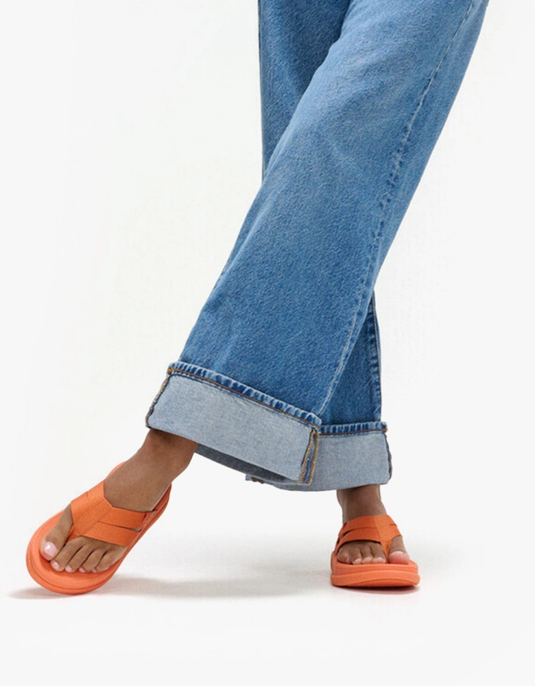 F-MODE GO Womens Flip Flops Satsuma