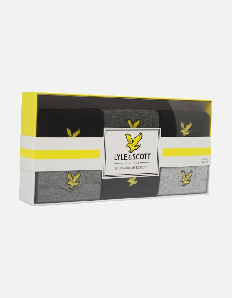 6 Pack of Basic Dress Socks