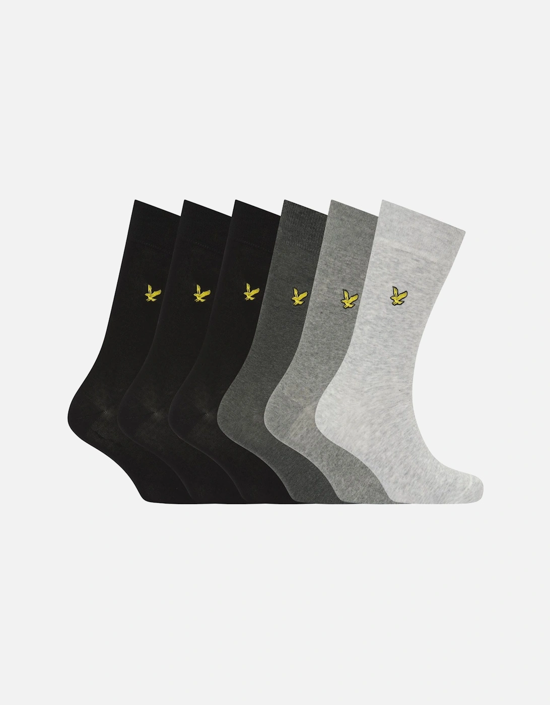 6 Pack of Basic Dress Socks, 3 of 2