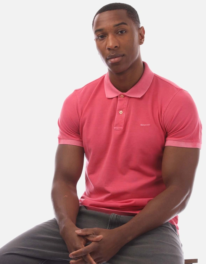 Sunfaded Piqué Polo Shirt