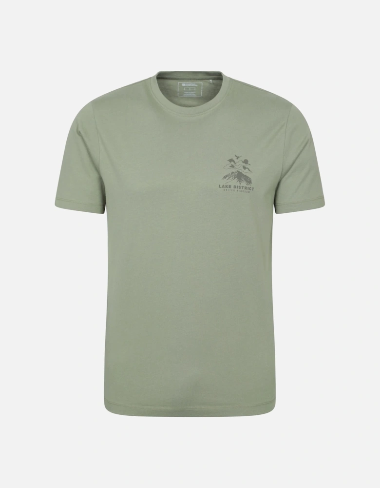 Mens Lake District Back Print Short-Sleeved T-Shirt