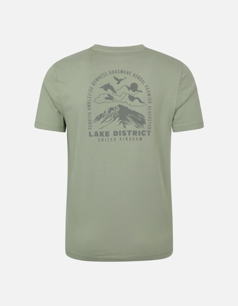 Mens Lake District Back Print Short-Sleeved T-Shirt