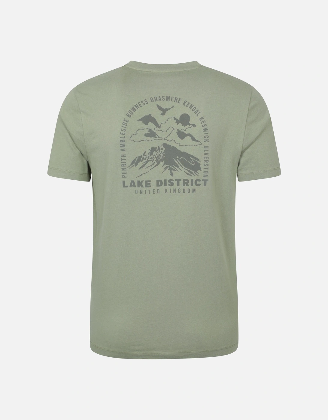 Mens Lake District Back Print Short-Sleeved T-Shirt