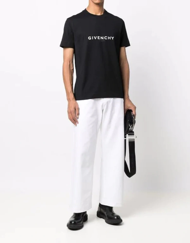 Reverse Logo Print T-Shirt