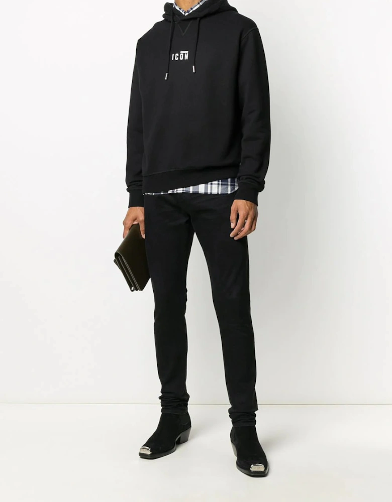 Icon Hooded Sweatshirt Black