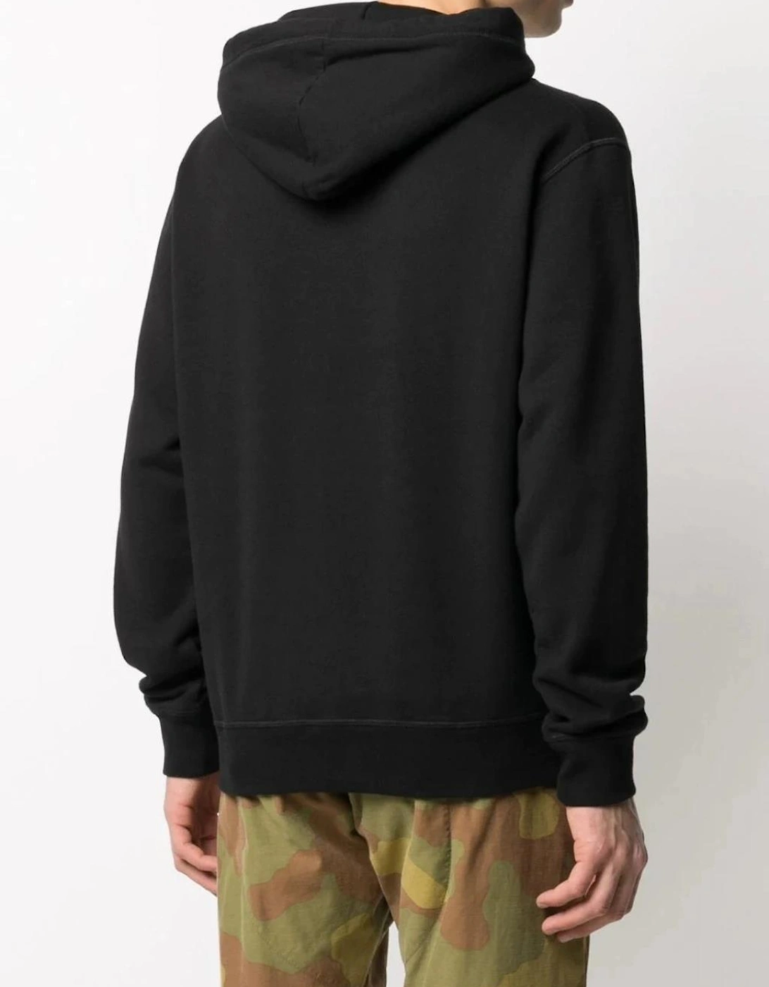 Dsquared Icon Shine Tonal Hooded Sweatshirt Black