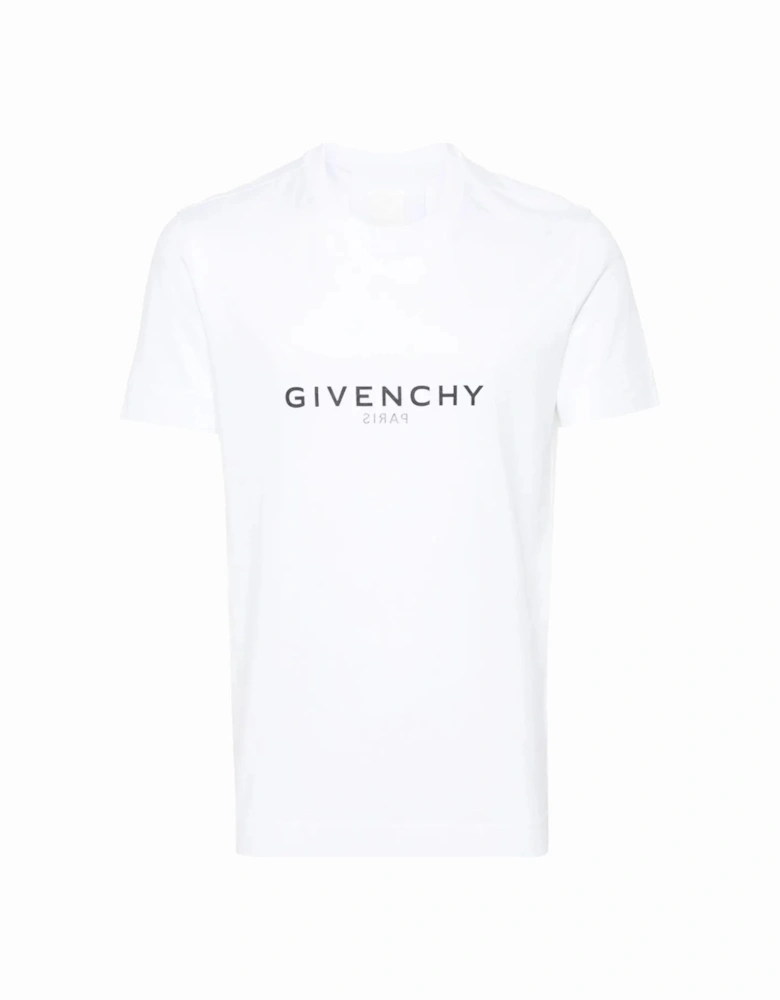 Reverse Paris Logo Print T-Shirt