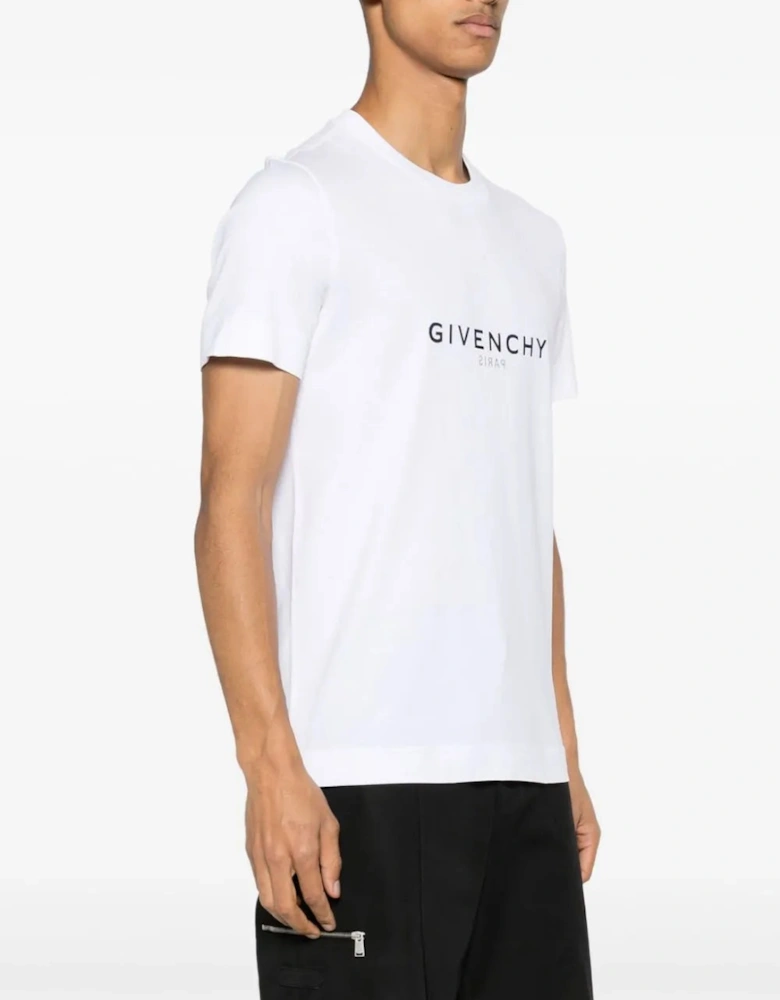 Reverse Paris Logo Print T-Shirt