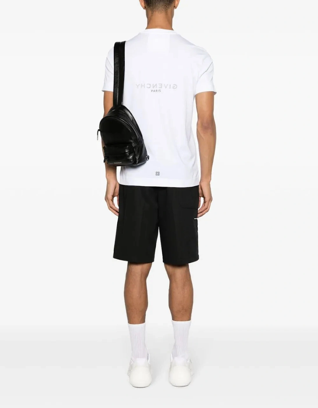 Reverse Paris Logo Print T-Shirt