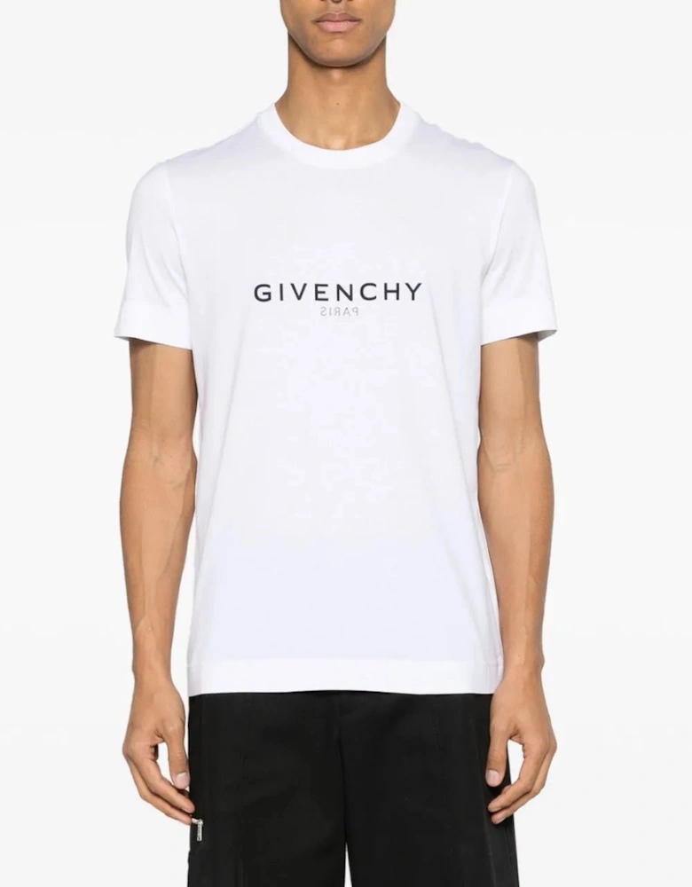 Reverse Paris Logo Print T-Shirt