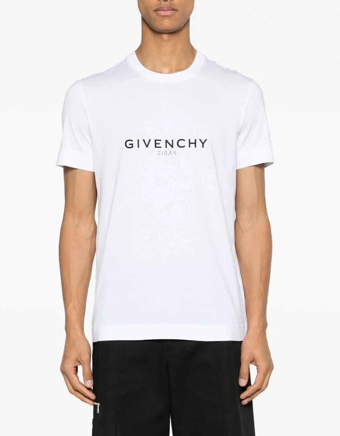 Reverse Paris Logo Print T-Shirt