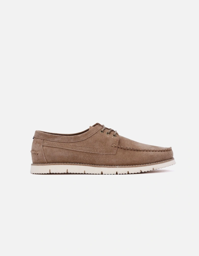 Soho Suede Men's Stone Lace-Up Shoes