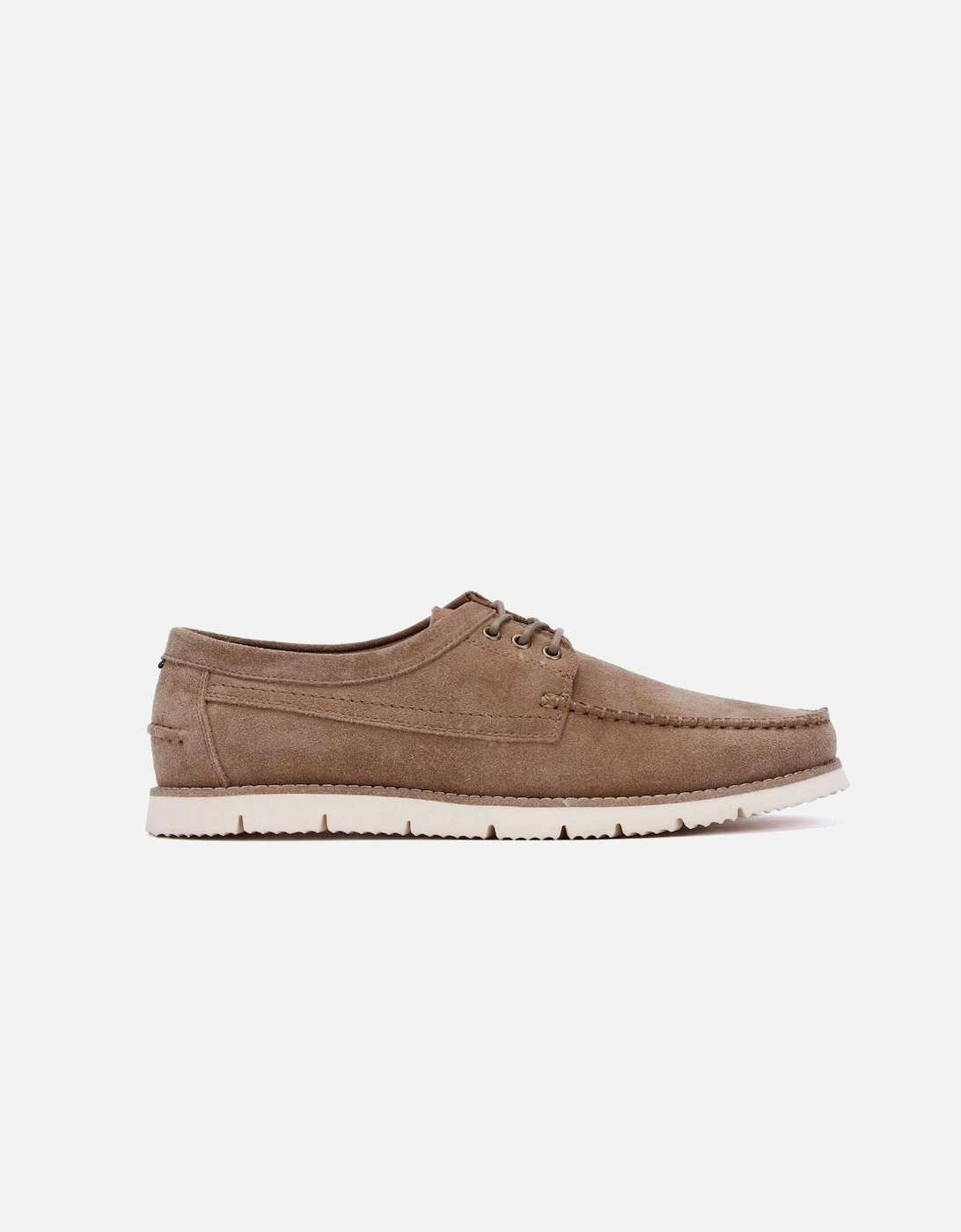 Soho Suede Men's Stone Lace-Up Shoes