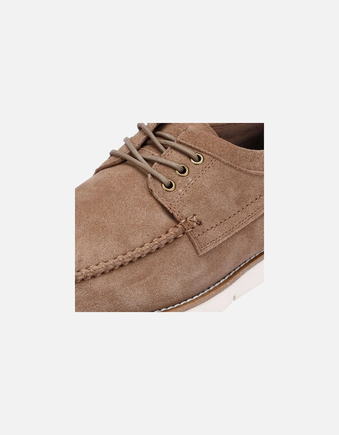 Soho Suede Men's Stone Lace-Up Shoes