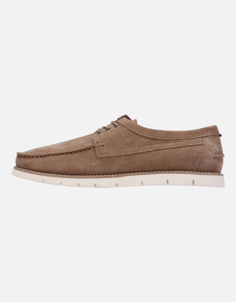 Soho Suede Men's Stone Lace-Up Shoes