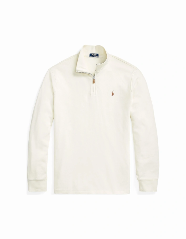 Ralph Lauren Quarter Zip - Parchment cream