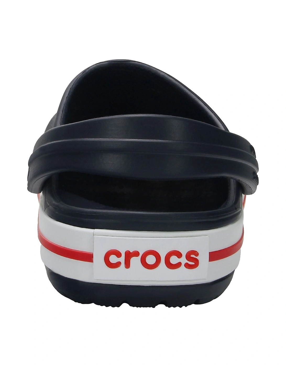 Crocband Synthetic Navy / Red Clogs