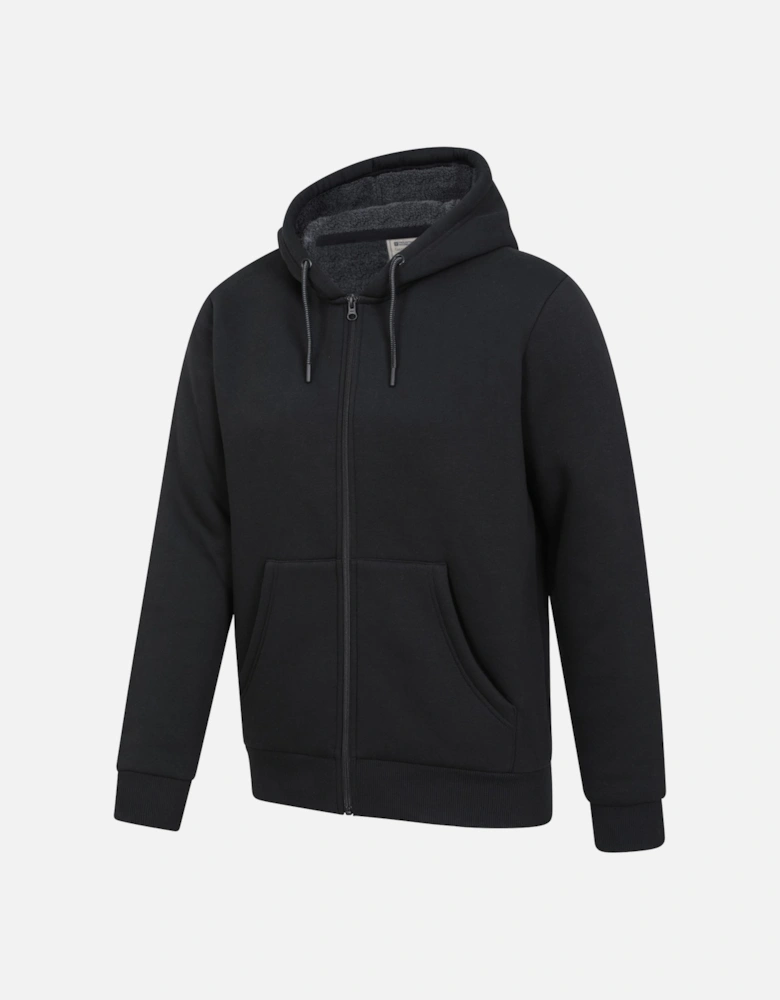 Mens Dalton Borg Lined Full Zip Hoodie