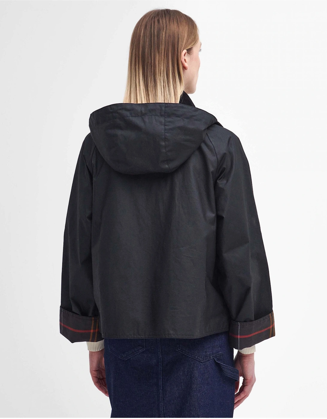 Reighton Womens Wax Jacket - Black/Classic