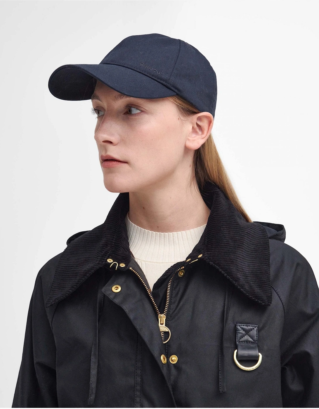 Reighton Womens Wax Jacket - Black/Classic