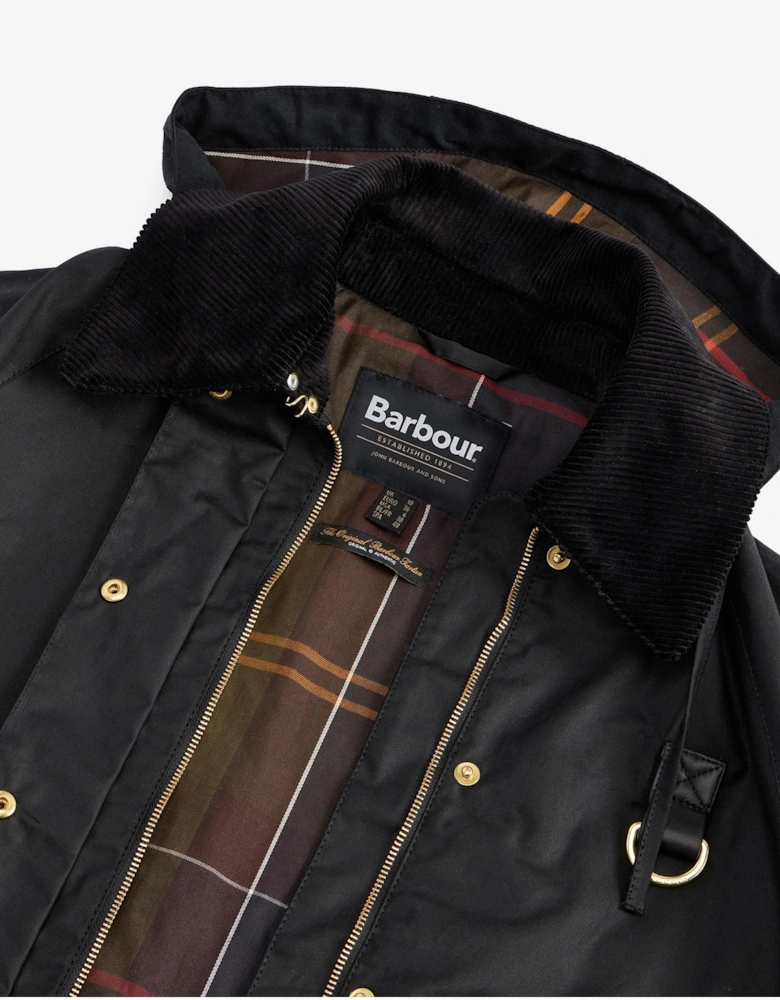 Reighton Womens Wax Jacket - Black/Classic
