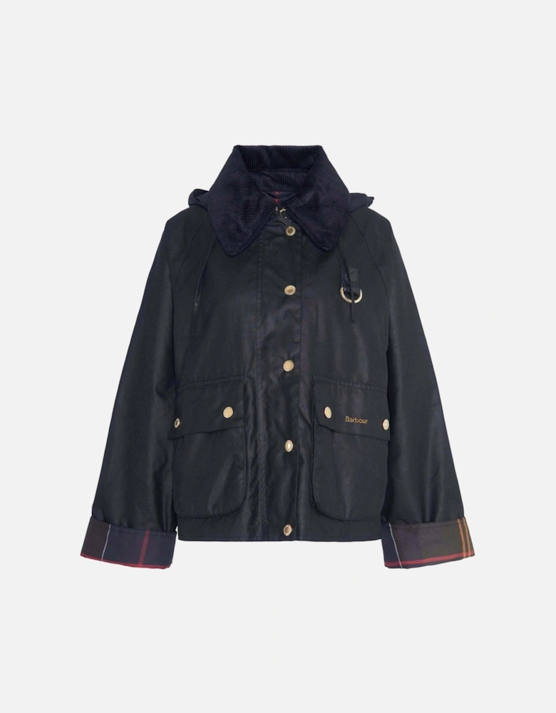 Reighton Womens Wax Jacket - Black/Classic