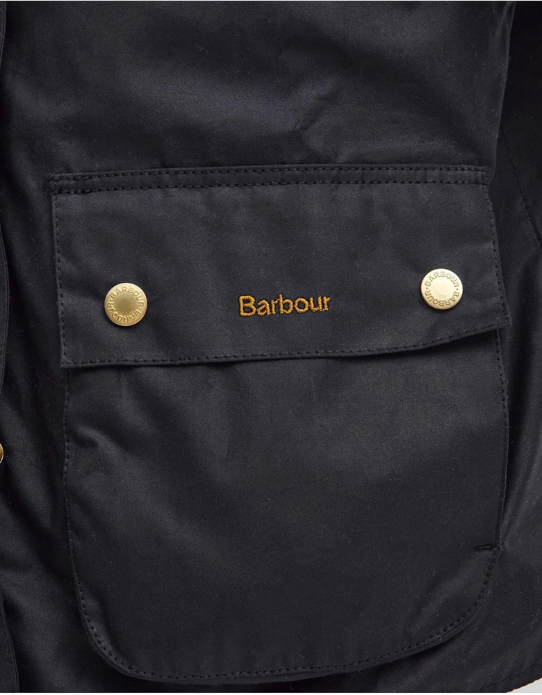 Reighton Womens Wax Jacket - Black/Classic