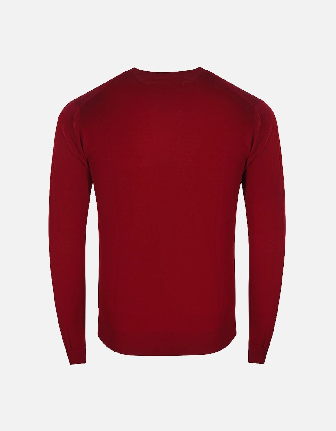 Plain Red Pullover Sweater