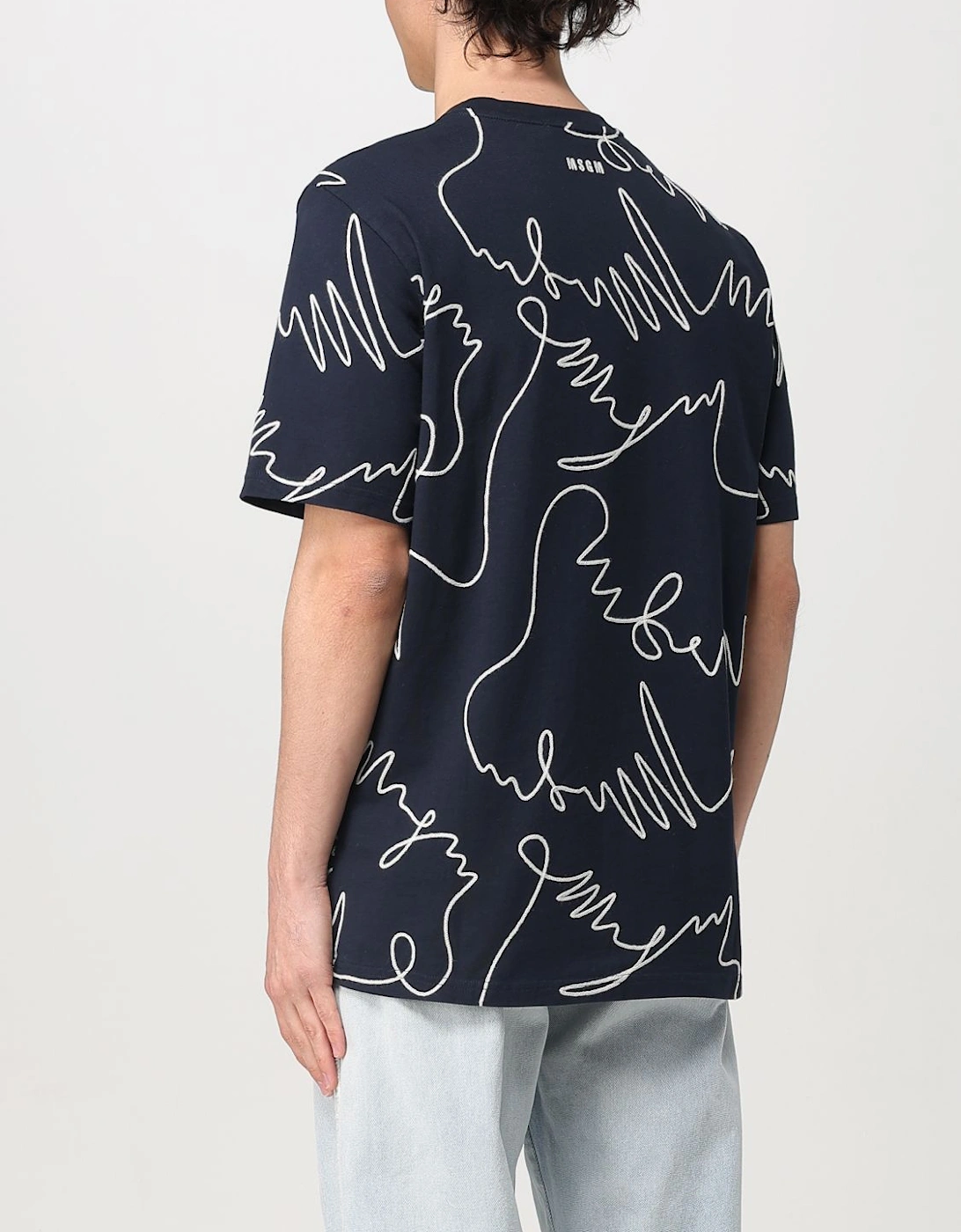 Abstract Line Art Graphic Tee