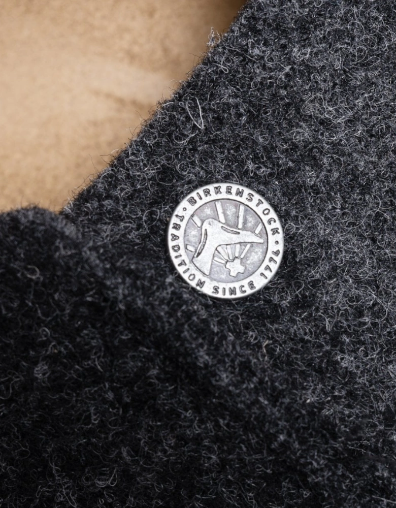 Birkenstock Zermatt Standard Wool Felt Unisex Clogs - Anthracite