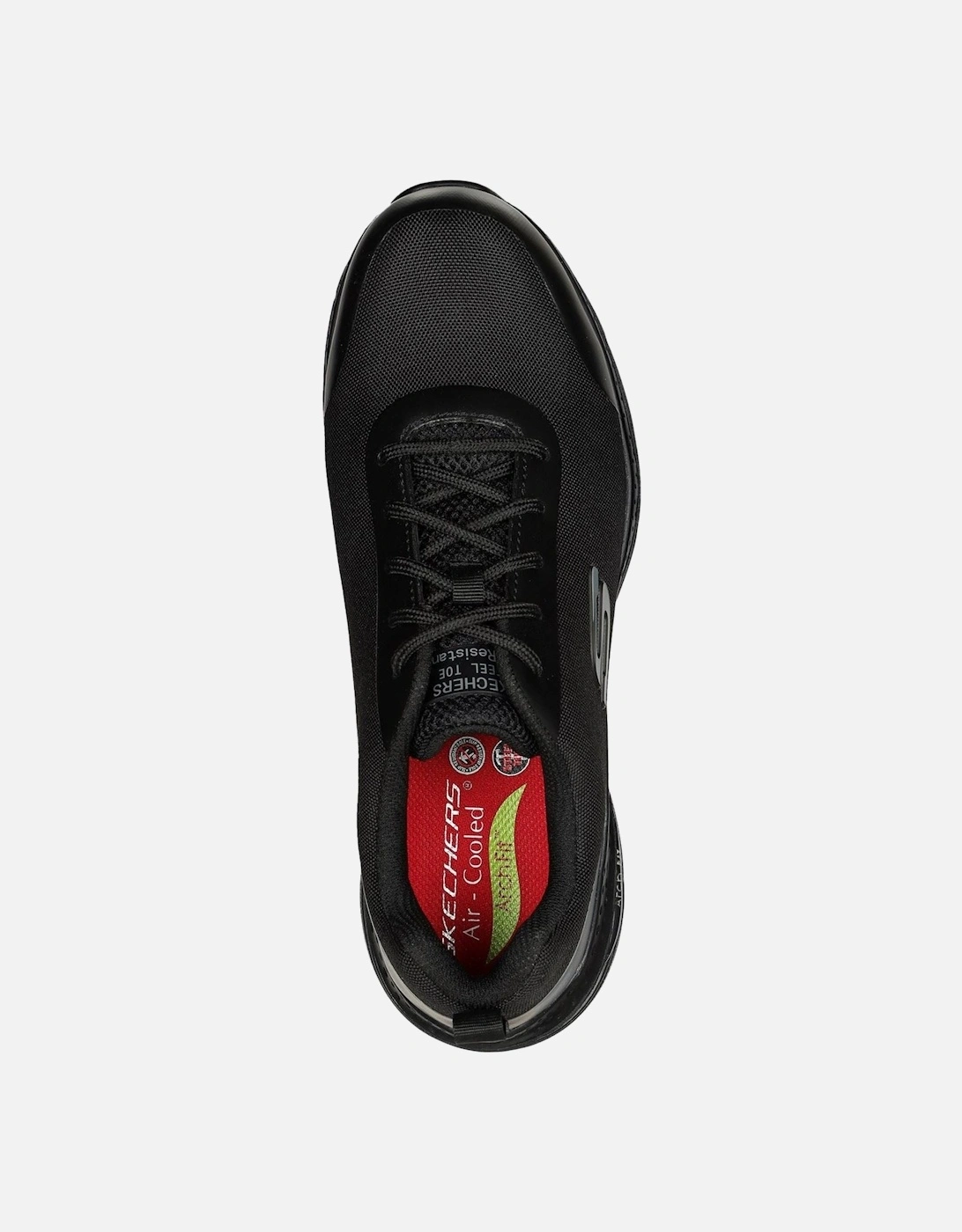 Workwear Arch Fit SR Ringstap Textile Men's Black Safety Trainers