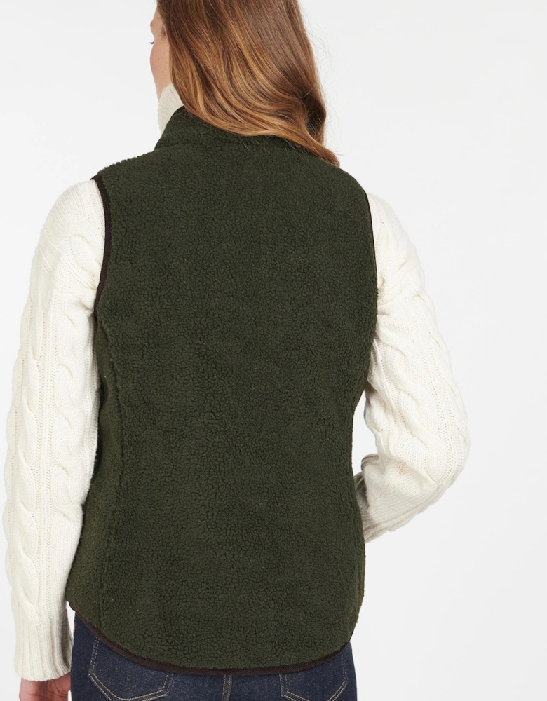 Burford Womens Fleece Gilet - Olive/Classic