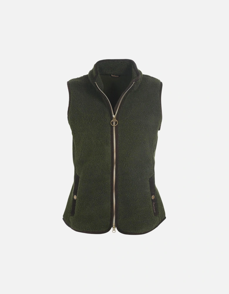 Burford Womens Fleece Gilet - Olive/Classic