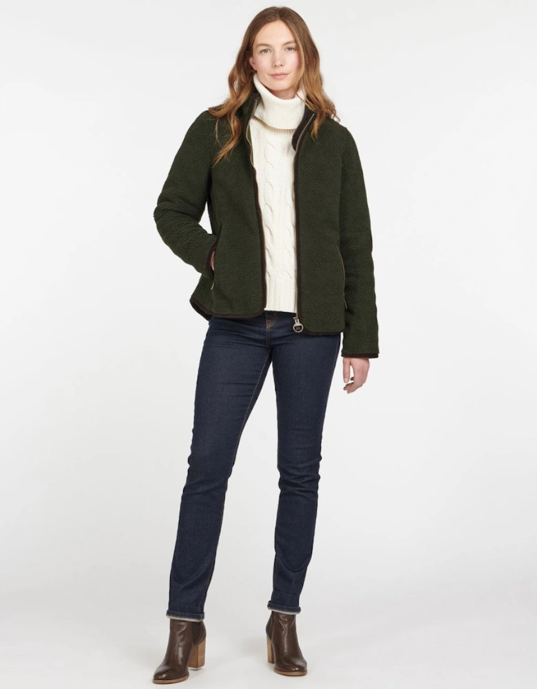 Lavenham Fleece Womens Jacket - Olive/Classic