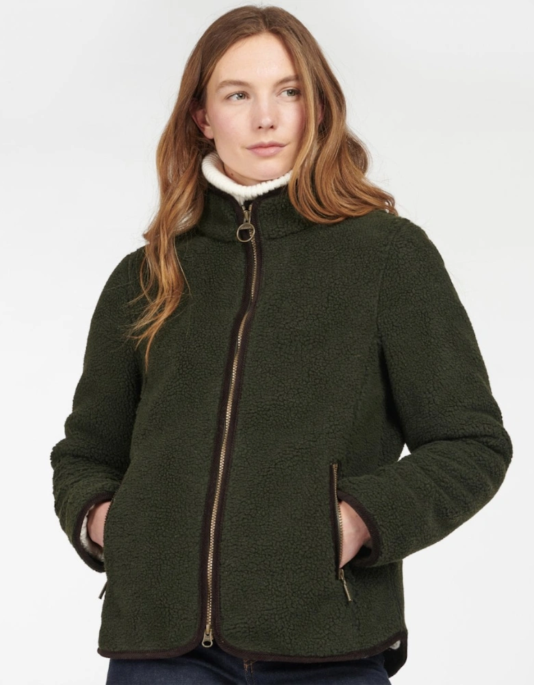 Lavenham Fleece Womens Jacket - Olive/Classic