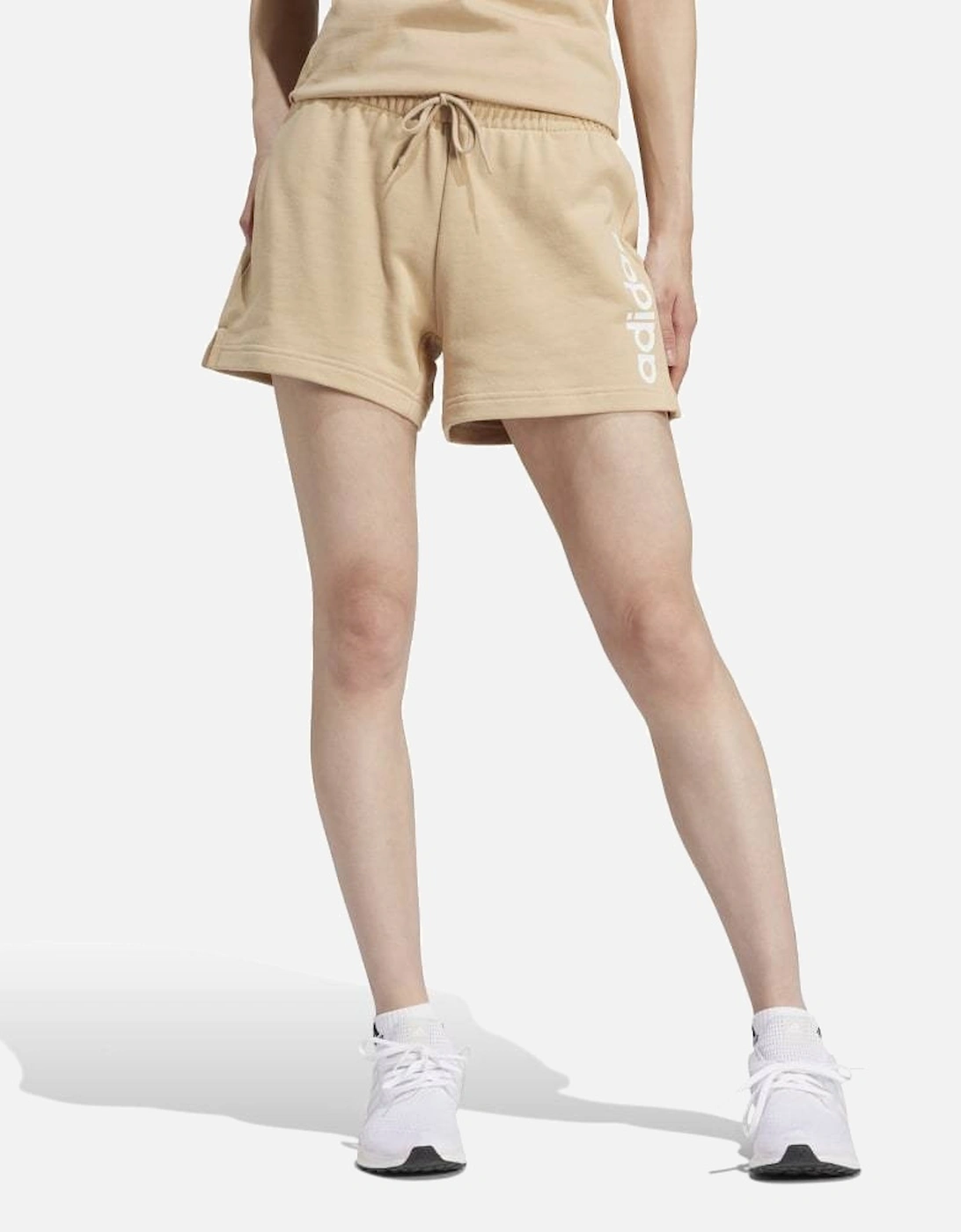 Women's Linear Short Beige Cotton, 4 of 3
